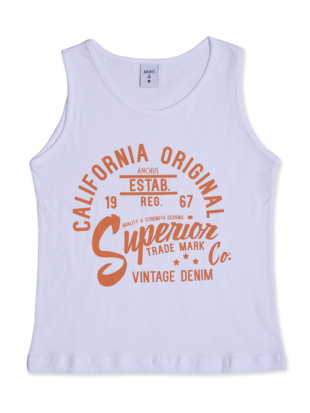 Musculosa California Superior Naranja