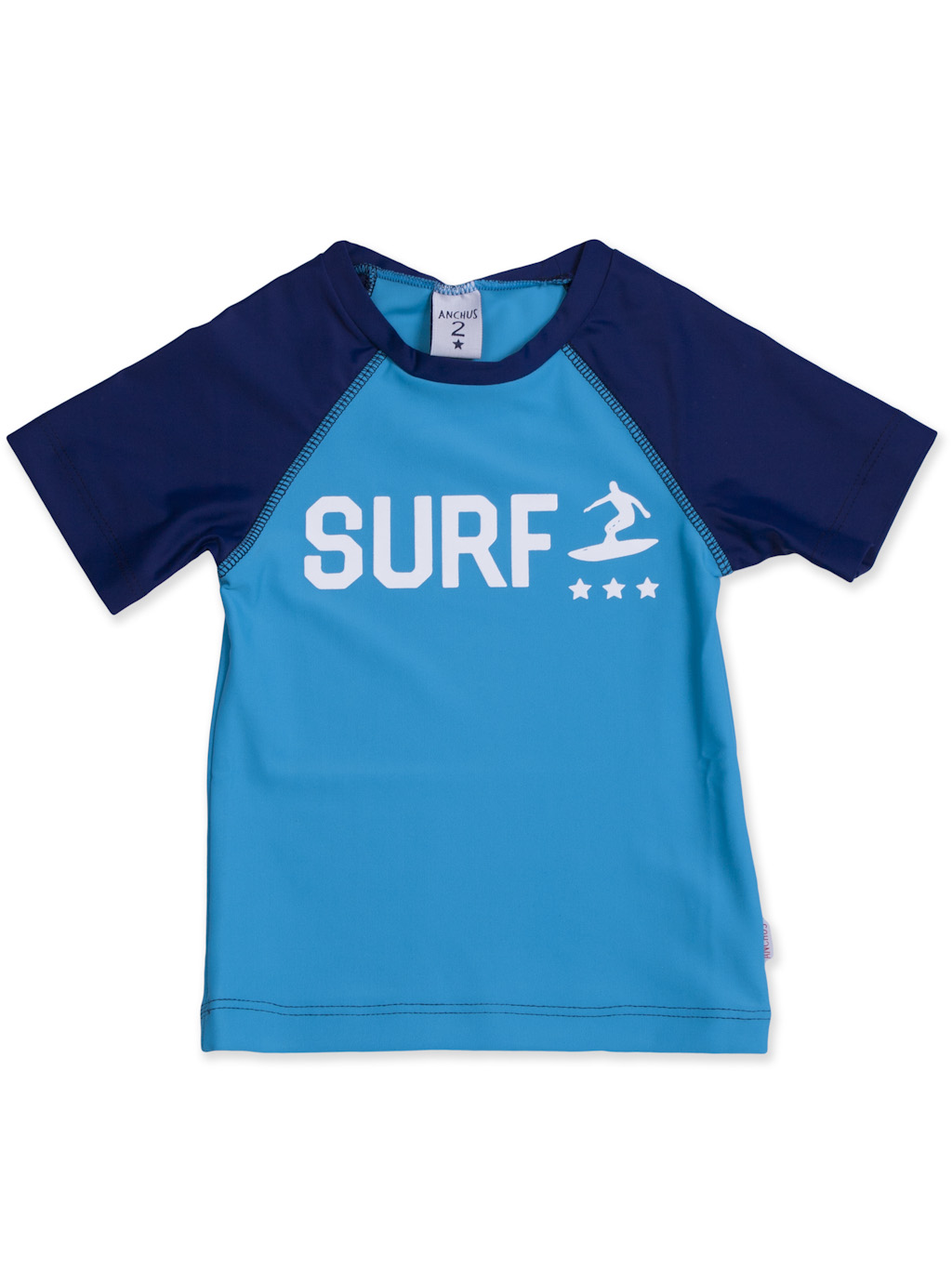 Remera UV mc surfer turquesa/ marino